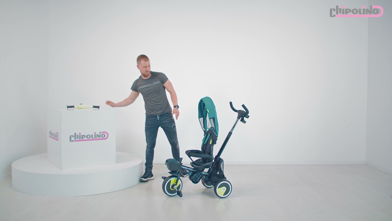 Триколка със сенник Chipolino - Вектор MG, 360, бор