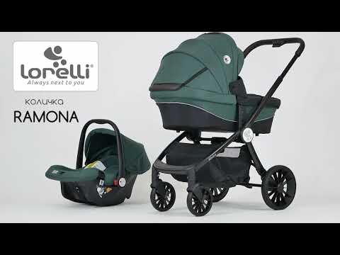 Комбинирана количка 3 в 1 Lorelli - Ramona, Luxe Black