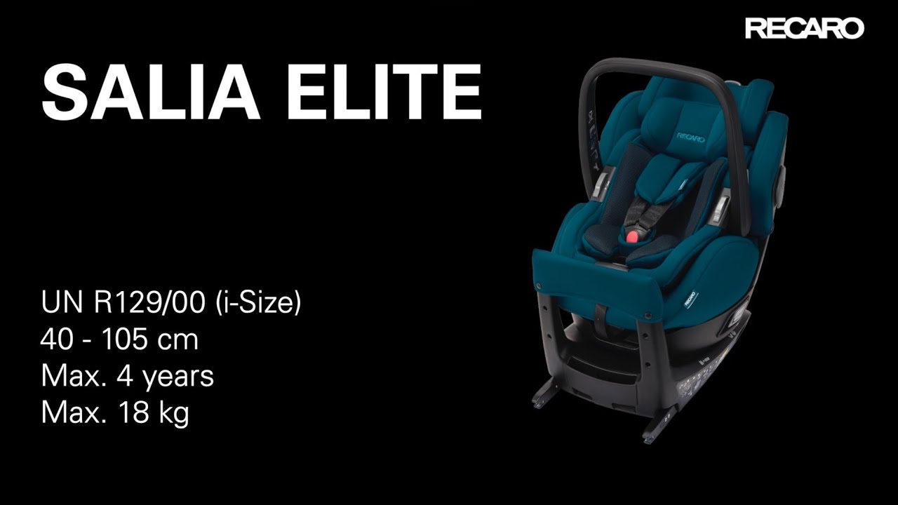 Столче за кола Recaro - Salia Elite, i-Size, 40 - 105 cm, Select Teal Green