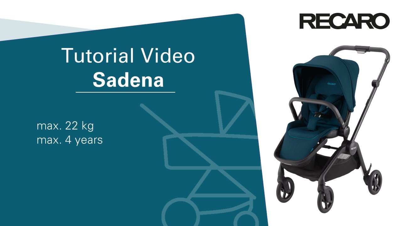 Комбинирана количка 2 в 1 Recaro - Duo Sadena Prime, Sky Blue