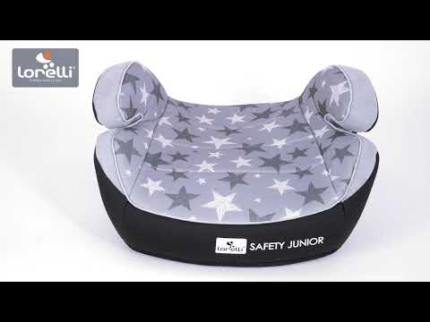 Седалка за кола Lorelli - Safety Junior Fix Anchorages, 15-36 kg, Black Crowns