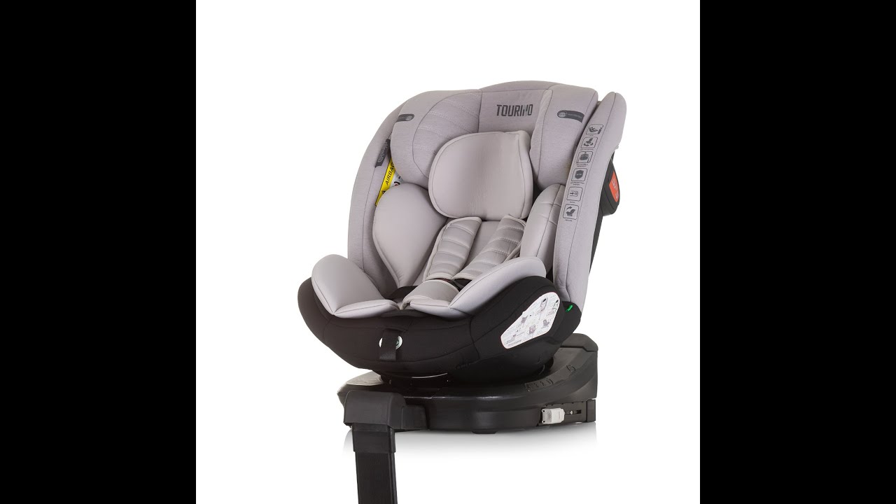 Столче за кола Chipolino - Торино, 360°, IsoFix, i-Size, 40-150 cm, Фламинго