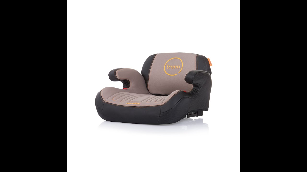 Седалка за кола Chipolino - Троно, Isofix, 125-150 сm, Графит