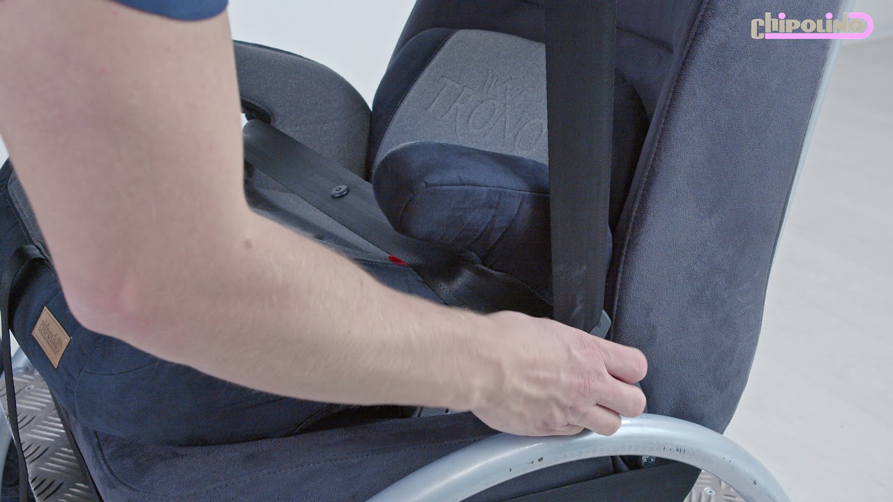 Столче за кола Chipolino - Троно, Isofix, 125-150 сm, Антрацит