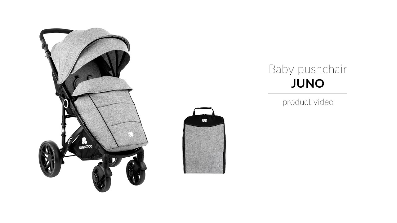 Бебешка лятна количка KikkaBoo - Juno, Light Grey