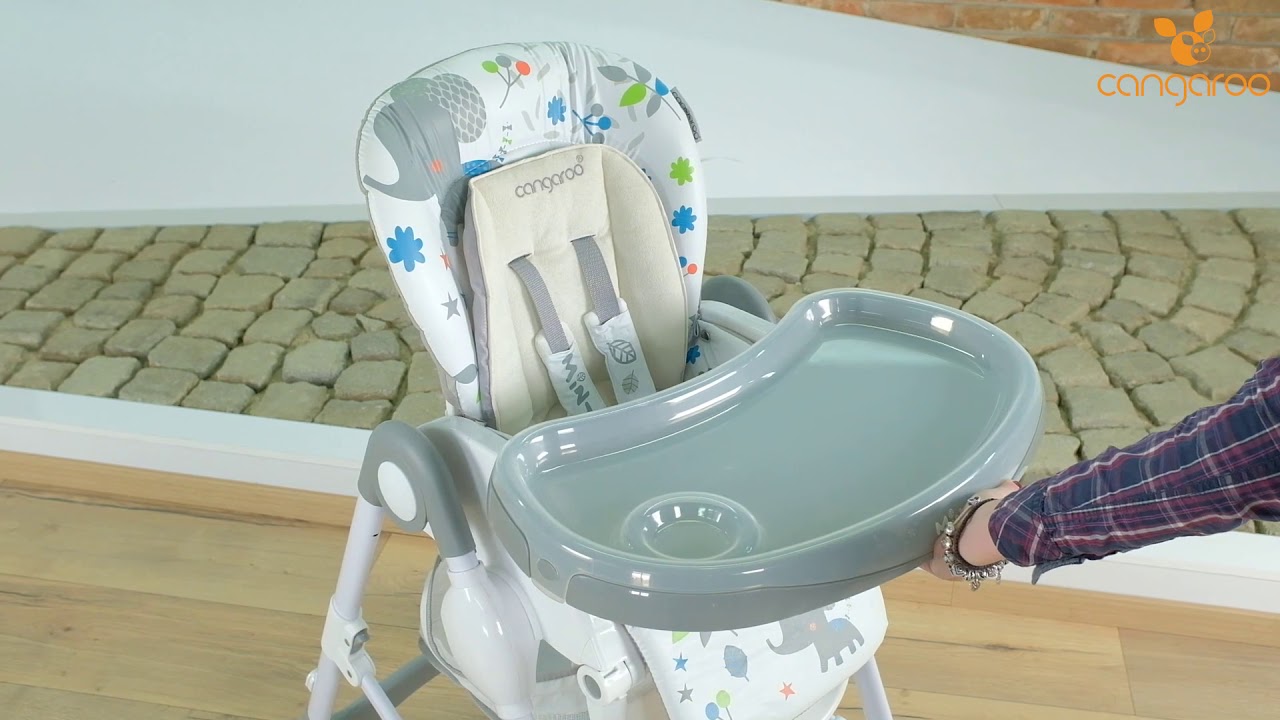 Столче за хранене Cangaroo - Mint, зелено