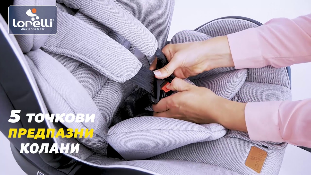 Столче за кола Lorelli - Nebula, IsoFix, 0-36 kg, Grey