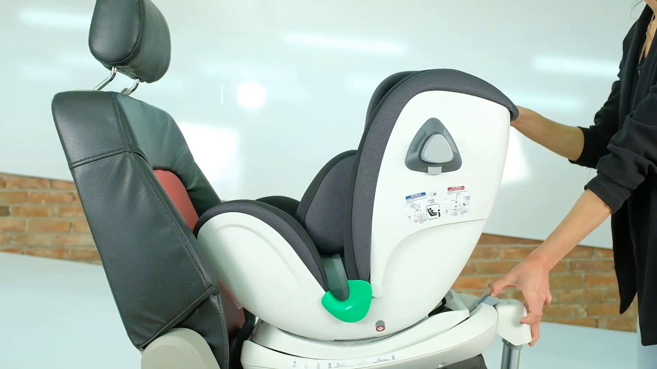 Столче за кола Cangaroo - Commodore, I-Size с Isofix 360°, черно