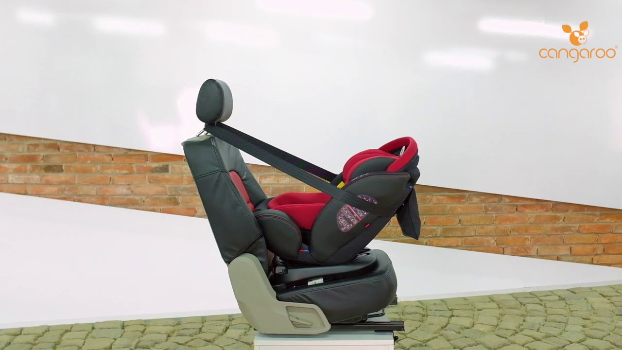 Столче за кола Cangaroo - Pilot, 0-36 kg, с IsoFix, 360°, деним