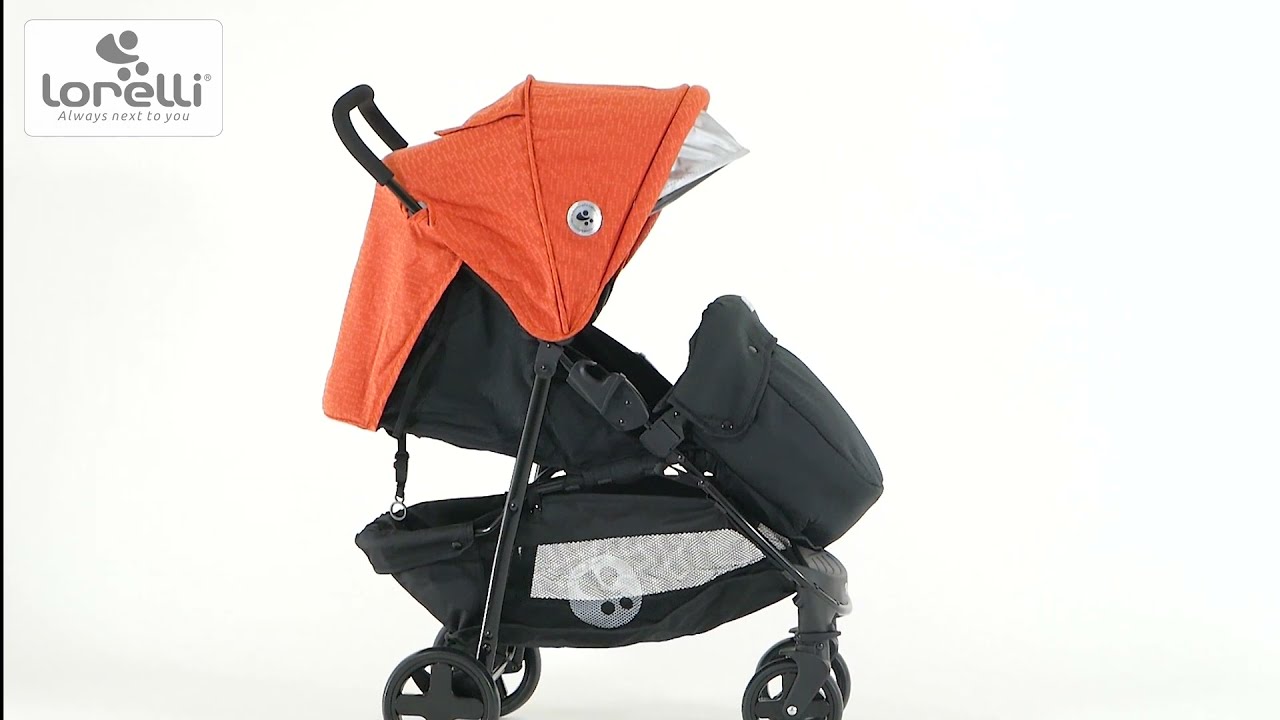 Детска лятна количка с покривало Lorelli - Martina, Cool Grey