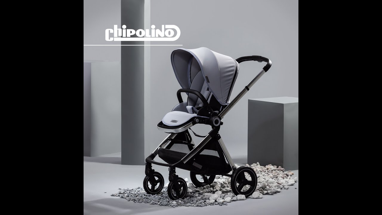 Комбинирана бебешка количка Chipolino - Елит, Графит