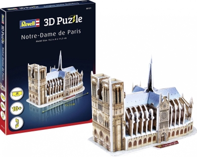 3D пъзел Revell - Катедралата Нотр Дам Париж , 39 части