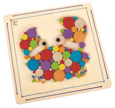 Творчески комплект Hape - Дървена мозайка, Рак