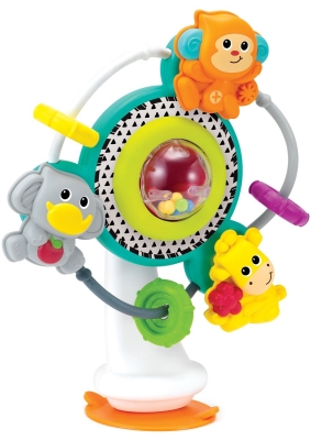 Бебешка играчка за столче Infantino - B Kids, Въртележка Джунгла