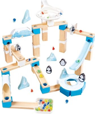 Дървена игра Hape - Домино, Земята на пингвините