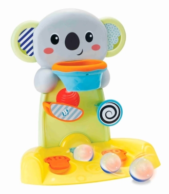 Детска играчка Infantino - B Kids, Кош с топки, Коала