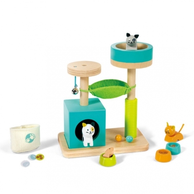 Игрален комплект Hape - Kitty Haven