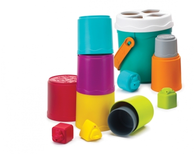 Комплект кофички Infantino - За подреждане и сортиране, 14 части