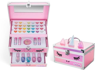 Козметичен комплект Martinelia - Малък еднорог, В куфар, 39 части