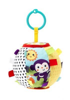 Мека сензорна топка Infantino - С огледало и звуци