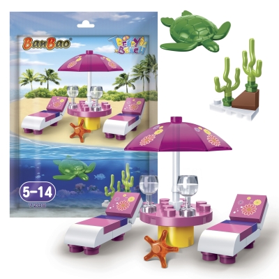 Мини конструктор BanBao - Плаж, 34 части