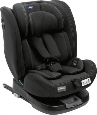 Столче за кола Chicco - Unico Evo Air, I Size, IsoFix, 40-150 cm, Black Air