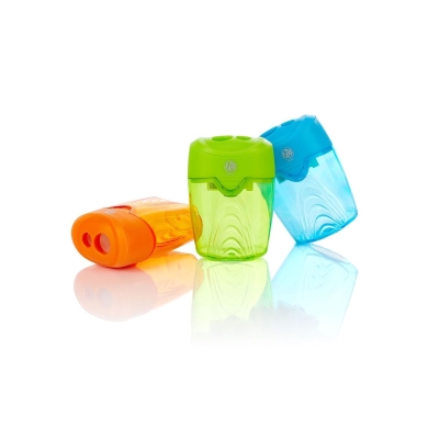 Острилка Astra - С два отвора и контейнер, асортимент