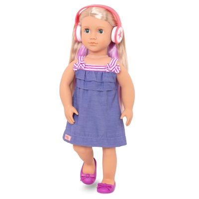 Кукла Battat - Our Generation, Лайла, с аксесоари, 46 сm