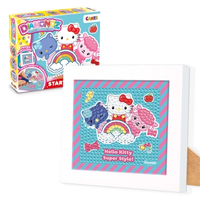 Диамантен гоблен Craze - Hello Kitty, За начинаещи