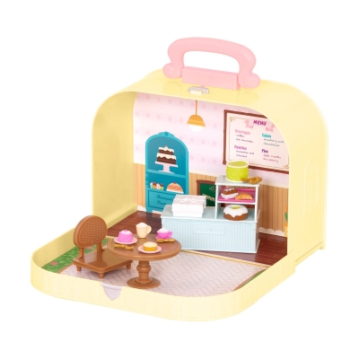 Игрален комплект Battat - Li′l Woodzeez, Сладкарница