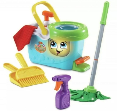 Игрален комплект Vtech - Leap Frog, Кофа с принадлежности за почистване