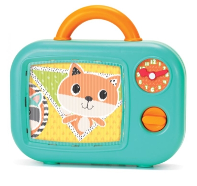 Интерактивна играчка Infantino - B Kids, Музикален телевизор, Син