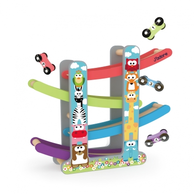 Комплект дървена състезателна писта J′adore - 5 части