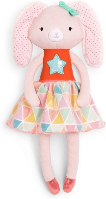 Плюшена играчка Battat - Зайче Беки, 38 сm