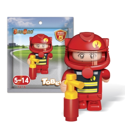 Мини фигурка BanBao - Пожарникар