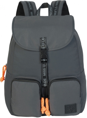 Ученическа раница Miss Lemonade - Vogue, Сива