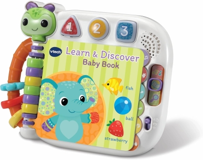 Образователна бебешка книжка Vtech - Learn & Discover