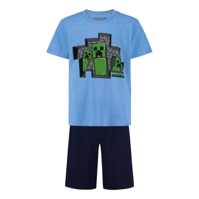 Пижама Minecraft - 3 Creepers, Blue