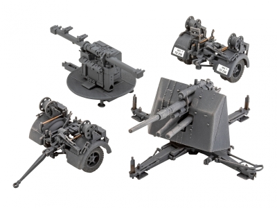Сглобяеми модели Revell - Зенитно оръдие 8.8 cm Flak 37 & Sd.Anh.202