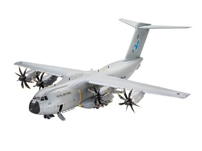 Сглобяем модел Revell - Самолет Airbus A400M Atlas RAF, 212 части