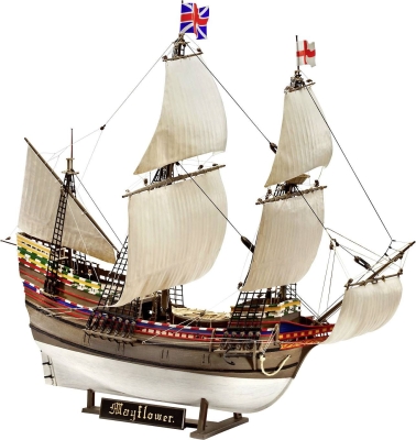 Сглобяем модел Revell - Ветроходен кораб Mayflower, 400th Юбилейно издание