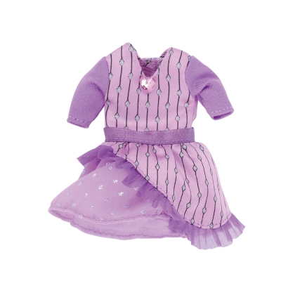 Вълшебно облекло за кукла Kruselings - Бална рокля, Лилава