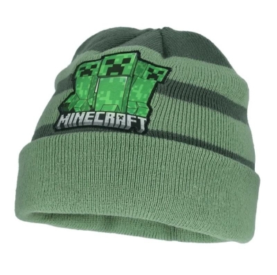Зимна шапка Minecraft - 3 Creepers