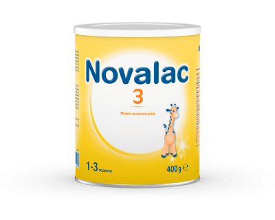 Novalac 3 Мляко за кърмачета от 1 до 3 години, 400 g
