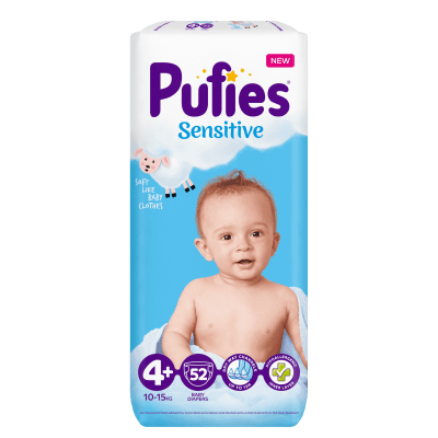 Пелени Pufies Sensitive Maxi 4+, 52 броя