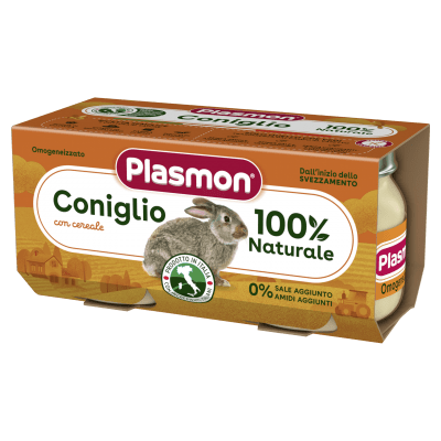 Месно пюре Plasmon - Заешко месо, 2 х 80 g