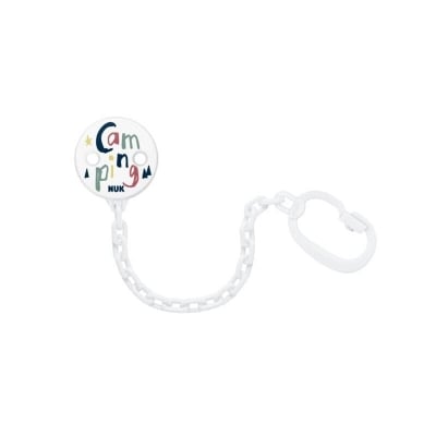 Синджир за биберон NUK - Camping, Limited Edition