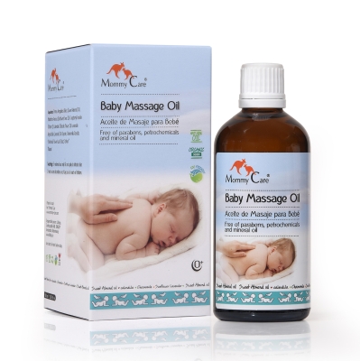 Натурално бебешко масажно олио Mommy Care, 100 ml