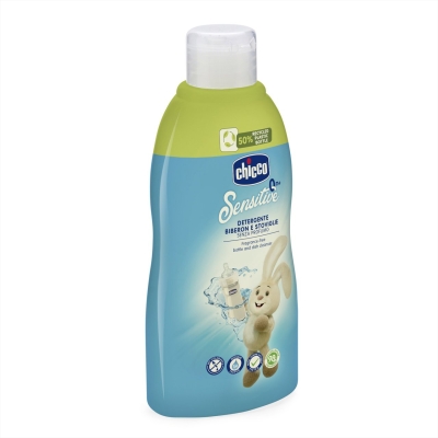 Препарат за бебешки шишета и съдове Chicco, 300 ml