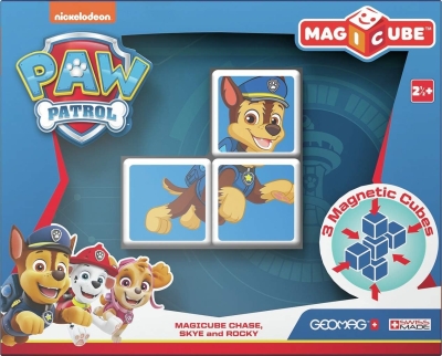 Магнитен конструктор Geomag - Magicube, Paw Patrol